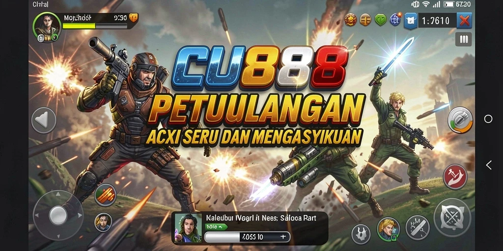 Screenshot CU888 menampilkan aksi seru dalam gameplay penuh tantangan.