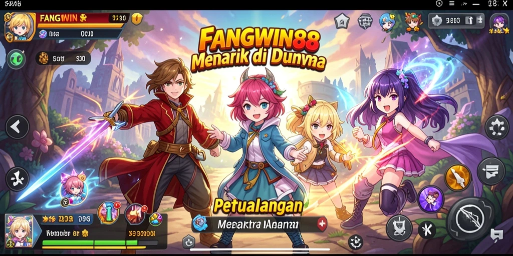 Tampilan gameplay FANGWIN88 yang menakjubkan di dunia Anime.