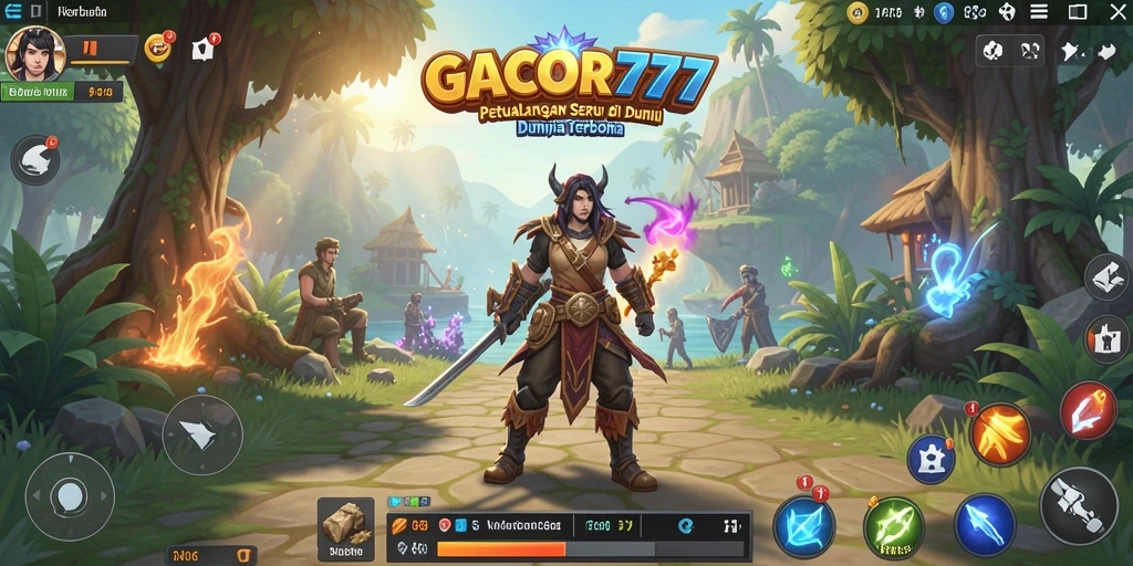 Screenshot GACOR777 menampilkan petualangan seru di dunia terbuka.