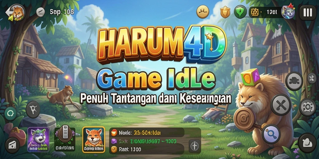 Tampilan menarik dari gameplay <strong>HARUM4D</strong> yang santai dan menghibur.