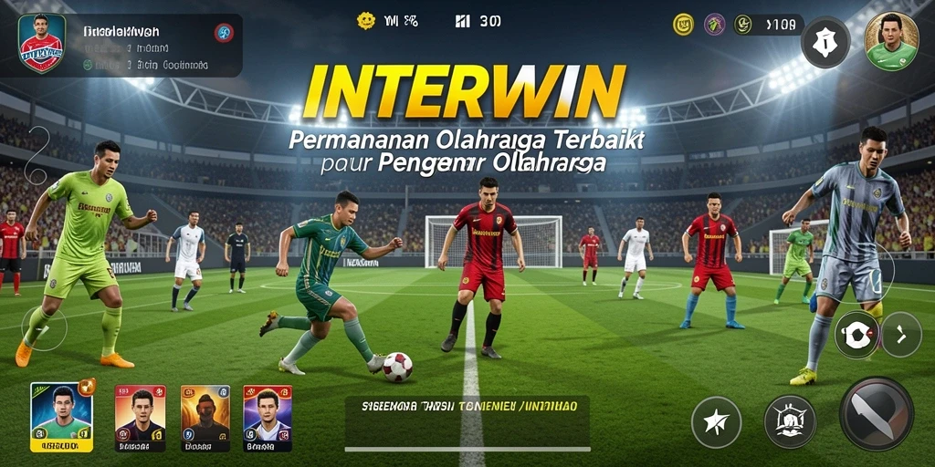 Tampilan menarik dari gameplay INTERWIN yang seru dan kompetitif.