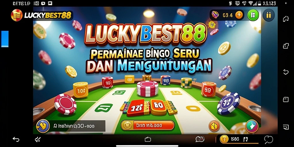 Screenshot gameplay Bingo yang menarik dan seru di LUCKYBEST88.