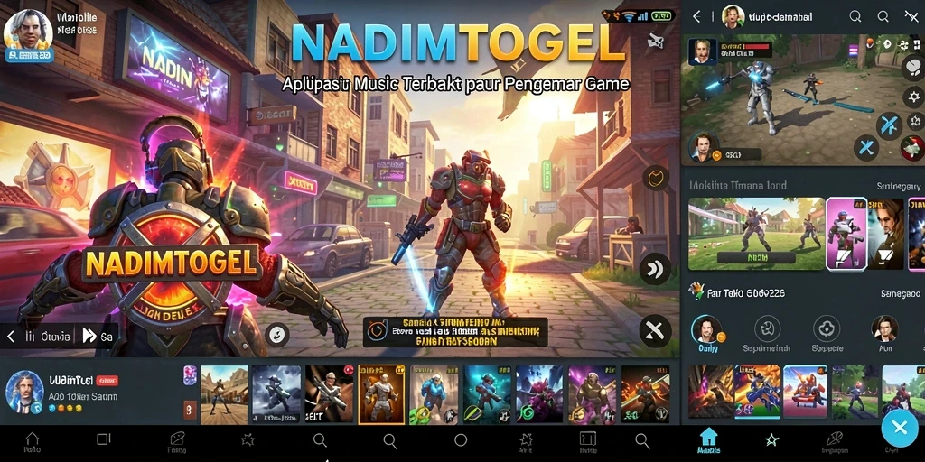 Gameplay menarik aplikasi NADIMTOGEL yang menghadirkan musik interaktif.
