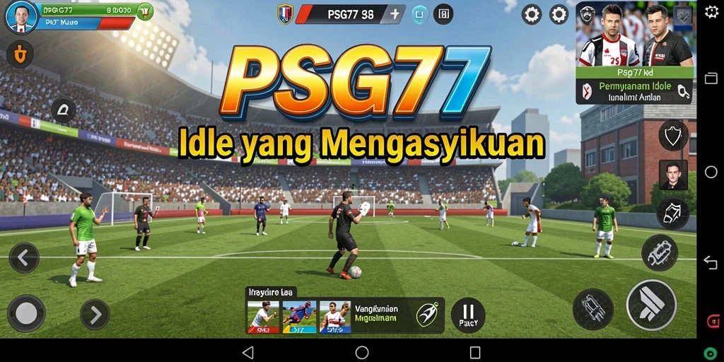 Screenshot gameplay PSG77 yang menunjukkan karakter beraksi dalam mode Idle.