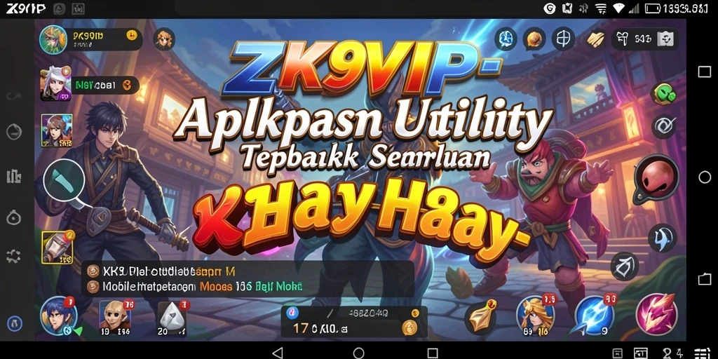 Tampilan antarmuka ZK9VIP yang intuitif dan menarik.